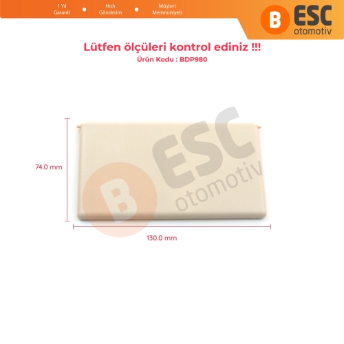 Mercedes W203 İçin Bej Güneşlik Ayna Kapağı A2038170220