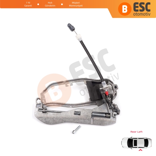 BMW X5 E53 2000-2006 İçin Arka Sol Kapı Dış Açma Kolu Taşıyıcı Mekanizma Braketi 51228243635