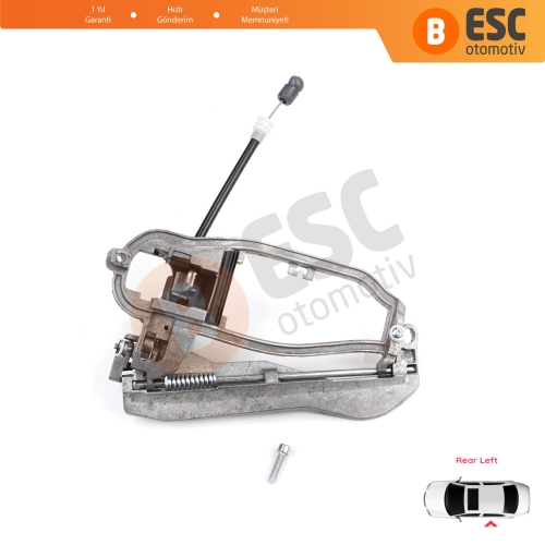 BMW X5 E53 2000-2006 İçin Arka Sol Kapı Dış Açma Kolu Taşıyıcı Mekanizma Braketi 51228243635