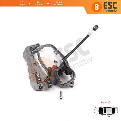 BMW X5 E53 2000-2006 İçin Arka Sol Kapı Dış Açma Kolu Taşıyıcı Mekanizma Braketi 51228243635