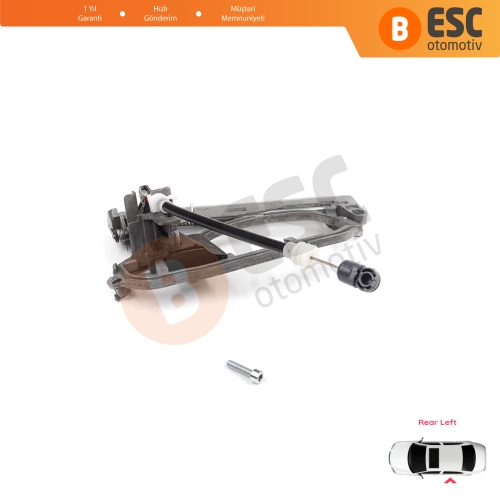 BMW X5 E53 2000-2006 İçin Arka Sol Kapı Dış Açma Kolu Taşıyıcı Mekanizma Braketi 51228243635