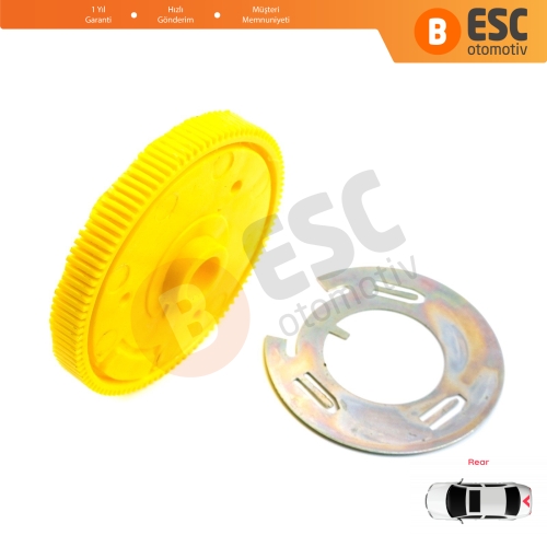 Seat Skoda VW İçin Arka Cam Silecek Dişlisi 6X0955711C Çap 63 mm, 105 Diş