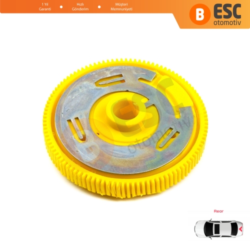 Seat Skoda VW İçin Arka Cam Silecek Dişlisi 6X0955711C Çap 63 mm, 105 Diş