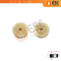 Toyota Honda İçin 2 Adet Yan Dikiz Aynası Katlanır Motor Dişlisi 28 Diş