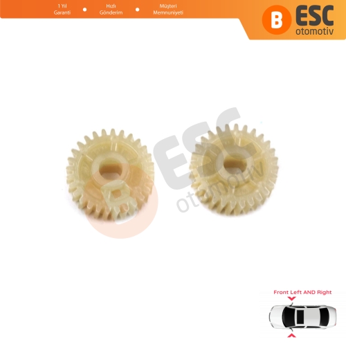 Toyota Honda İçin 2 Adet Yan Dikiz Aynası Katlanır Motor Dişlisi 28 Diş