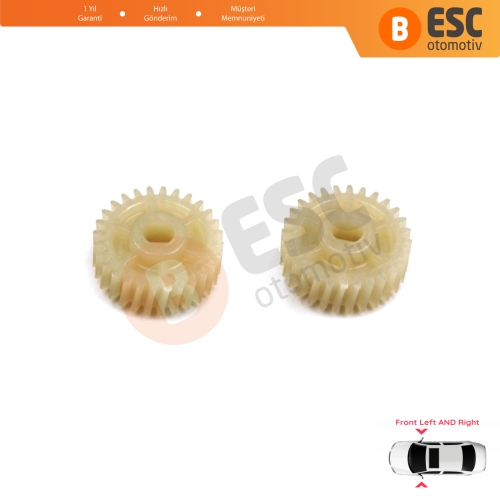 Toyota Honda İçin 2 Adet Yan Dikiz Aynası Katlanır Motor Dişlisi 28 Diş