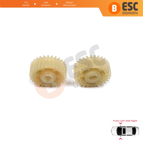 Toyota Honda İçin 2 Adet Yan Dikiz Aynası Katlanır Motor Dişlisi 28 Diş