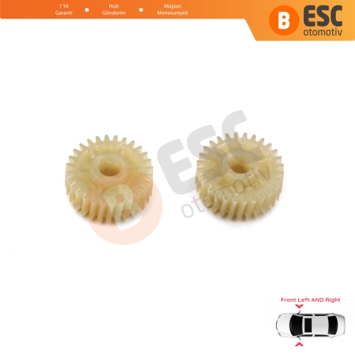 Toyota Honda İçin 2 Adet Yan Dikiz Aynası Katlanır Motor Dişlisi 28 Diş