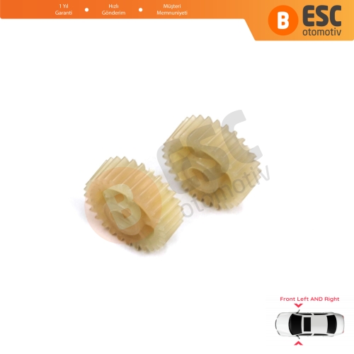 Toyota Honda İçin 2 Adet Yan Dikiz Aynası Katlanır Motor Dişlisi 28 Diş