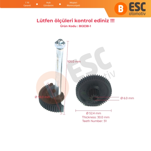 BMW İçin 1 Set 2 Parça Gaz Kelebeği Gövdesi Aktüatör Dişlisi 13627838085