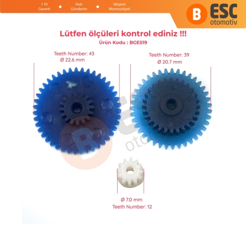 BMW M5 E34 İçin Motometer Odometer Kilometre Saati Dişlileri