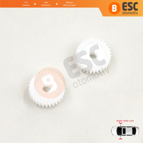 Hyundai i30 i20 i10 İçin 2 Adet Yan Ayna Tamir Dişlisi 30 Diş