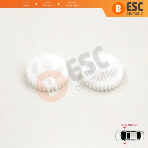 Hyundai i30 i20 i10 İçin 2 Adet Yan Ayna Tamir Dişlisi 30 Diş