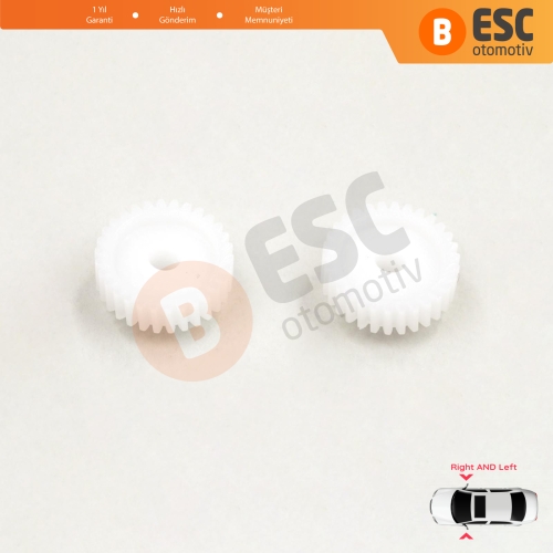 Hyundai i30 i20 i10 İçin 2 Adet Yan Ayna Tamir Dişlisi 30 Diş