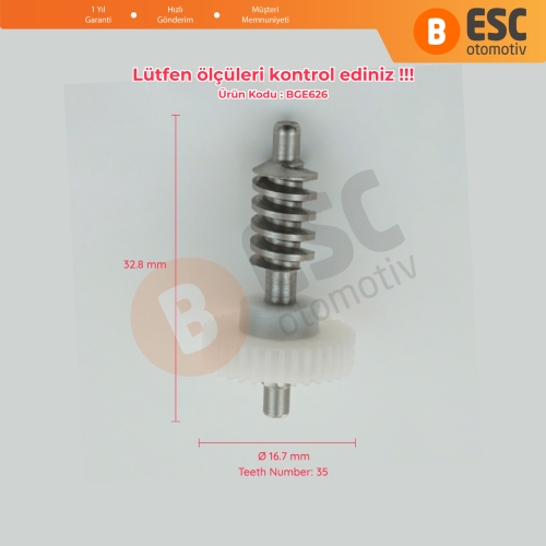 BMW F10 F18 Sedan İçin Yan Ayna Katlama Dişlisi F01534019931P