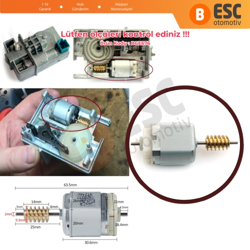 Mercedes W204 W207 W212 İçin ESL ELV Direksiyon Kilit Motoru 1020333