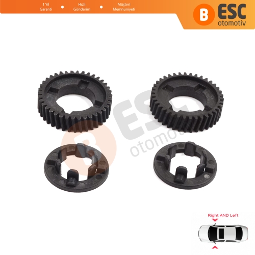 Nissan Qashqai MK2 Murano MK3 Teana MK1 MK2 İçin Yan Dikiz Ayna Katlama Motor Tamir Dişli Seti