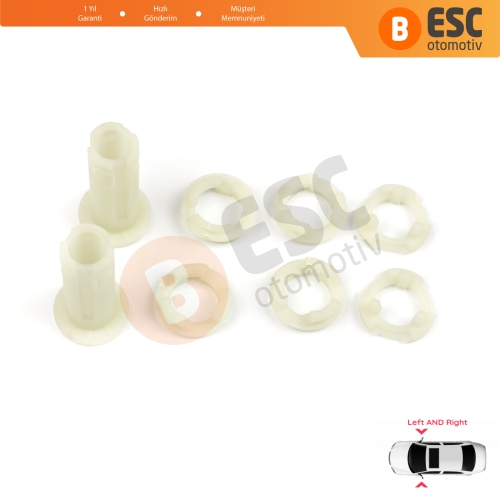 Renault Megane 2 Scenic 2 için Sol ve Sağ Yan Kapı Elektrikli Katlanır Ayna Motor Aktüatör Desteği Tamir Seti