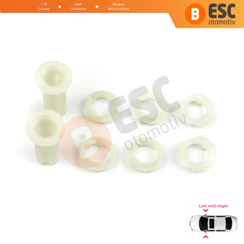 Renault Megane 2 Scenic 2 için Sol ve Sağ Yan Kapı Elektrikli Katlanır Ayna Motor Aktüatör Desteği Tamir Seti