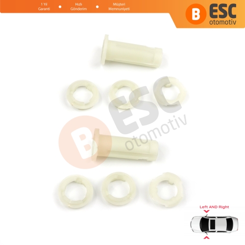 Renault Megane 2 Scenic 2 için Sol ve Sağ Yan Kapı Elektrikli Katlanır Ayna Motor Aktüatör Desteği Tamir Seti