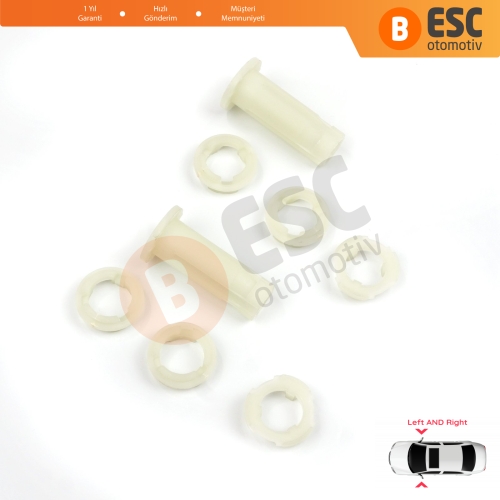 Renault Megane 2 Scenic 2 için Sol ve Sağ Yan Kapı Elektrikli Katlanır Ayna Motor Aktüatör Desteği Tamir Seti