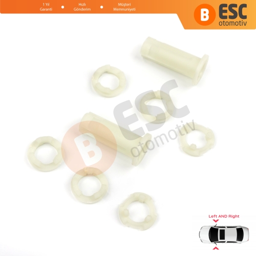 Renault Megane 2 Scenic 2 için Sol ve Sağ Yan Kapı Elektrikli Katlanır Ayna Motor Aktüatör Desteği Tamir Seti