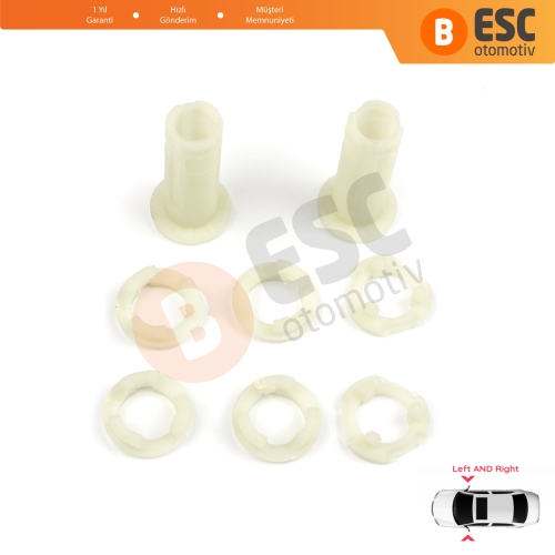 Renault Megane 2 Scenic 2 için Sol ve Sağ Yan Kapı Elektrikli Katlanır Ayna Motor Aktüatör Desteği Tamir Seti