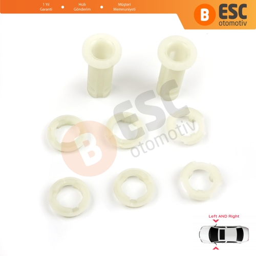 Renault Megane 2 Scenic 2 için Sol ve Sağ Yan Kapı Elektrikli Katlanır Ayna Motor Aktüatör Desteği Tamir Seti