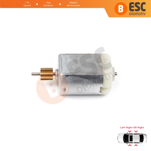 Peugeot Citroen C3 C4 Dispatch DS3 DS4 DS5 DS6 DS7 Toyota Proace İçin Kapı Kilit FC280 12V Motor 8 Diş 50 mm