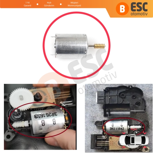 Audi A3 8V Q2 Q3 Seat Leon MK3 Ateca Tarraco Skoda Octavia Superb MK3 VW Golf MK7 Passat B8 İçin Klima Hava Yönlendirme Ayar Klape Tamir DC Motoru