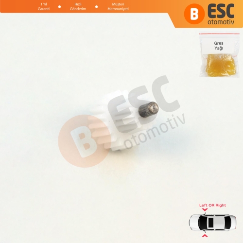 Hyundai Elantra MK6 AD MK7 CN7 2017-On Santa Fe DM NC 2012-2020 İçin Yan Dikiz Ayna Tamir Dişlisi 19 Diş