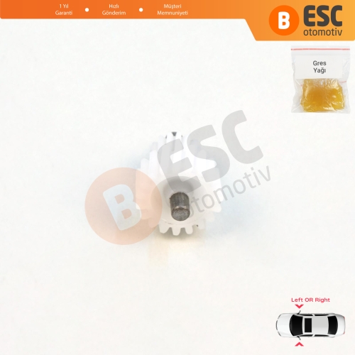 Hyundai Elantra MK6 AD MK7 CN7 2017-On Santa Fe DM NC 2012-2020 İçin Yan Dikiz Ayna Tamir Dişlisi 19 Diş