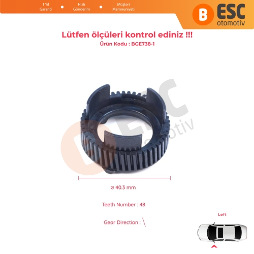 Dodge Ram 1500 2017-2022 için Sol Yan Dış Dikiz Aynası Elektrikli Katlama Motoru Aktüatör Tamir Dişlisi