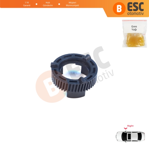 Dodge Ram 1500 2017-2022 için Sağ Yan Dış Dikiz Aynası Elektrikli Katlama Motoru Aktüatör Tamir Dişlisi