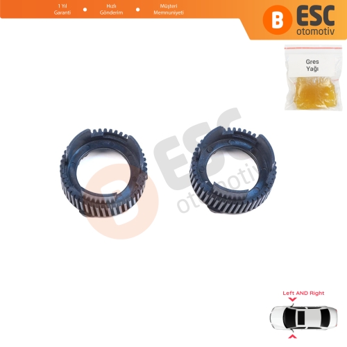 Dodge Ram 1500 2017-2022 için Sağ Sol Yan Dış Dikiz Aynası Elektrikli Katlama Motoru Aktüatör Tamir Dişlisi