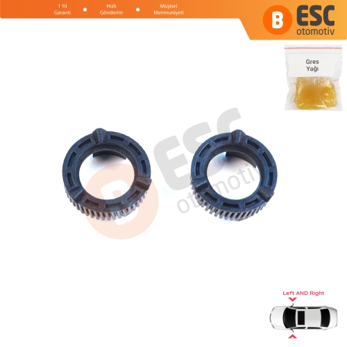 Dodge Ram 1500 2017-2022 için Sağ Sol Yan Dış Dikiz Aynası Elektrikli Katlama Motoru Aktüatör Tamir Dişlisi