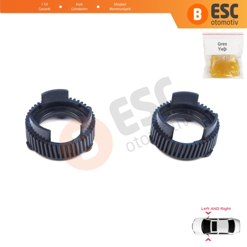 Dodge Ram 1500 2017-2022 için Sağ Sol Yan Dış Dikiz Aynası Elektrikli Katlama Motoru Aktüatör Tamir Dişlisi