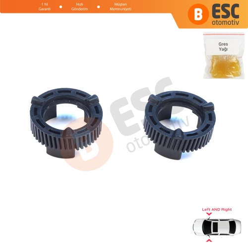 Dodge Ram 1500 2017-2022 için Sağ Sol Yan Dış Dikiz Aynası Elektrikli Katlama Motoru Aktüatör Tamir Dişlisi