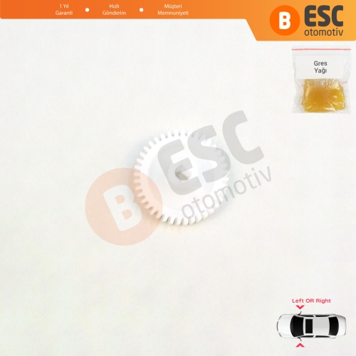 Toyota Tundra 2007-2020 Sequoia Sienna Alphard MK1 Lexus RX330 RX350 RX400h Infiniti QX56 G37 için Yan Dikiz Aynası Tamir Dişlisi 40-Diş