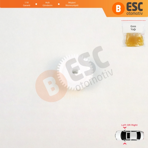 Toyota Tundra 2007-2020 Sequoia Sienna Alphard MK1 Lexus RX330 RX350 RX400h Infiniti QX56 G37 için Yan Dikiz Aynası Tamir Dişlisi 40-Diş