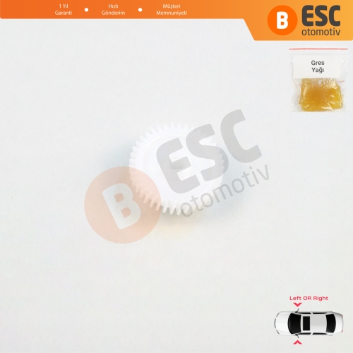 Toyota Tundra 2007-2020 Sequoia Sienna Alphard MK1 Lexus RX330 RX350 RX400h Infiniti QX56 G37 için Yan Dikiz Aynası Tamir Dişlisi 40-Diş