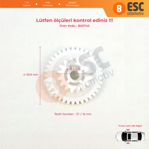 Kia Cerato MK1 LD 2003-20011 Sephia Spectra 95735-2F010 için Ön Merkezi Kilit Motor Tamir Dişlisi