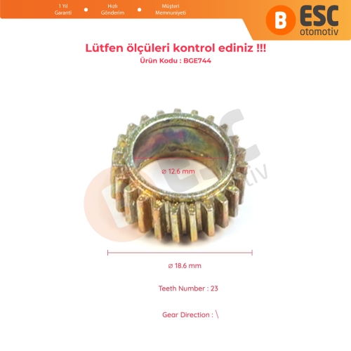 Toyota Camry XV50 XV55 Land Cruiser LC 200 için Direksiyon Kalibrasyon Ayar Dişlisi 23-Diş