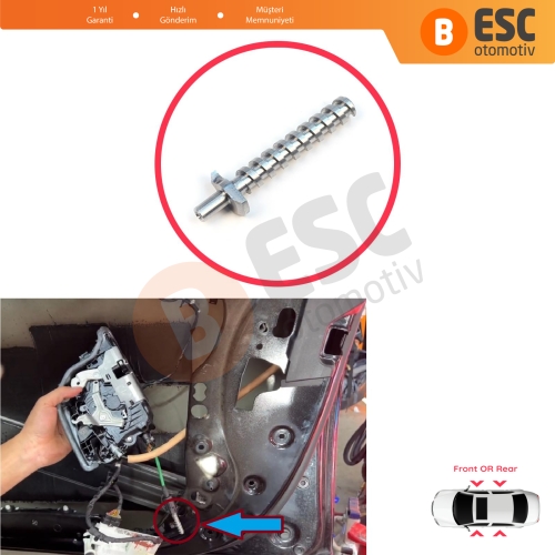 BMW 5 G30 F90 G31 7 G11 G12 Mercedes W205 W213 W222 W166 51217477699  İçin Kapı Vakum Soft Close Motor Tamir Dişlisi