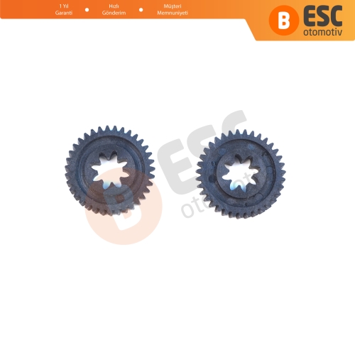 BMW 7 Serisi E38 1994-2001 5 Serisi E39 1997-2004 için 2 Adet Elektrikli Koltuk Arkalığı Yatırma Ayar Aktüatör Motoru Tamir Dişlisi