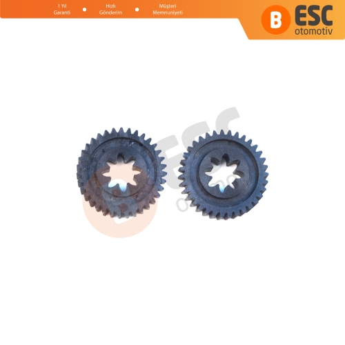 BMW 7 Serisi E38 1994-2001 5 Serisi E39 1997-2004 için 2 Adet Elektrikli Koltuk Arkalığı Yatırma Ayar Aktüatör Motoru Tamir Dişlisi