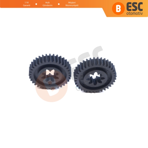 BMW 7 Serisi E38 1994-2001 5 Serisi E39 1997-2004 için 2 Adet Elektrikli Koltuk Arkalığı Yatırma Ayar Aktüatör Motoru Tamir Dişlisi