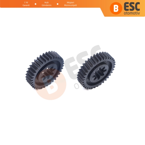 BMW 7 Serisi E38 1994-2001 5 Serisi E39 1997-2004 için 2 Adet Elektrikli Koltuk Arkalığı Yatırma Ayar Aktüatör Motoru Tamir Dişlisi