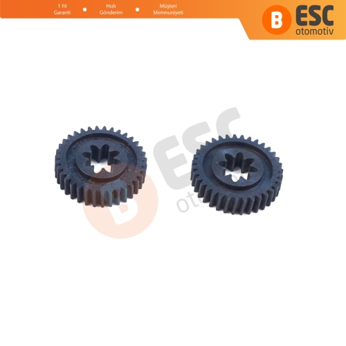 BMW 7 Serisi E38 1994-2001 5 Serisi E39 1997-2004 için 2 Adet Elektrikli Koltuk Arkalığı Yatırma Ayar Aktüatör Motoru Tamir Dişlisi