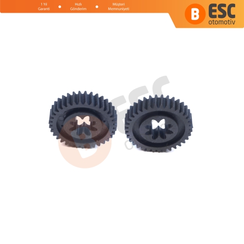 BMW 7 Serisi E38 1994-2001 5 Serisi E39 1997-2004 için 2 Adet Elektrikli Koltuk Arkalığı Yatırma Ayar Aktüatör Motoru Tamir Dişlisi